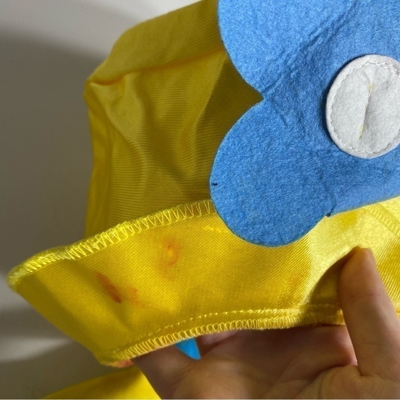 Disney Jojo’s Circus Clown Costume XS 4/5 Halloween Dress Up Play Hat Yellow - Picture 5 of 9